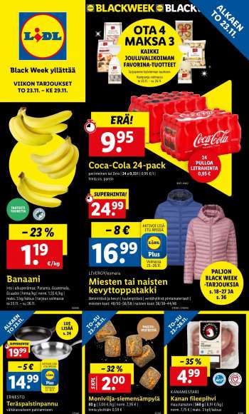 Lidl tarjoukset  - 23.11.2023 - 29.11.2023.