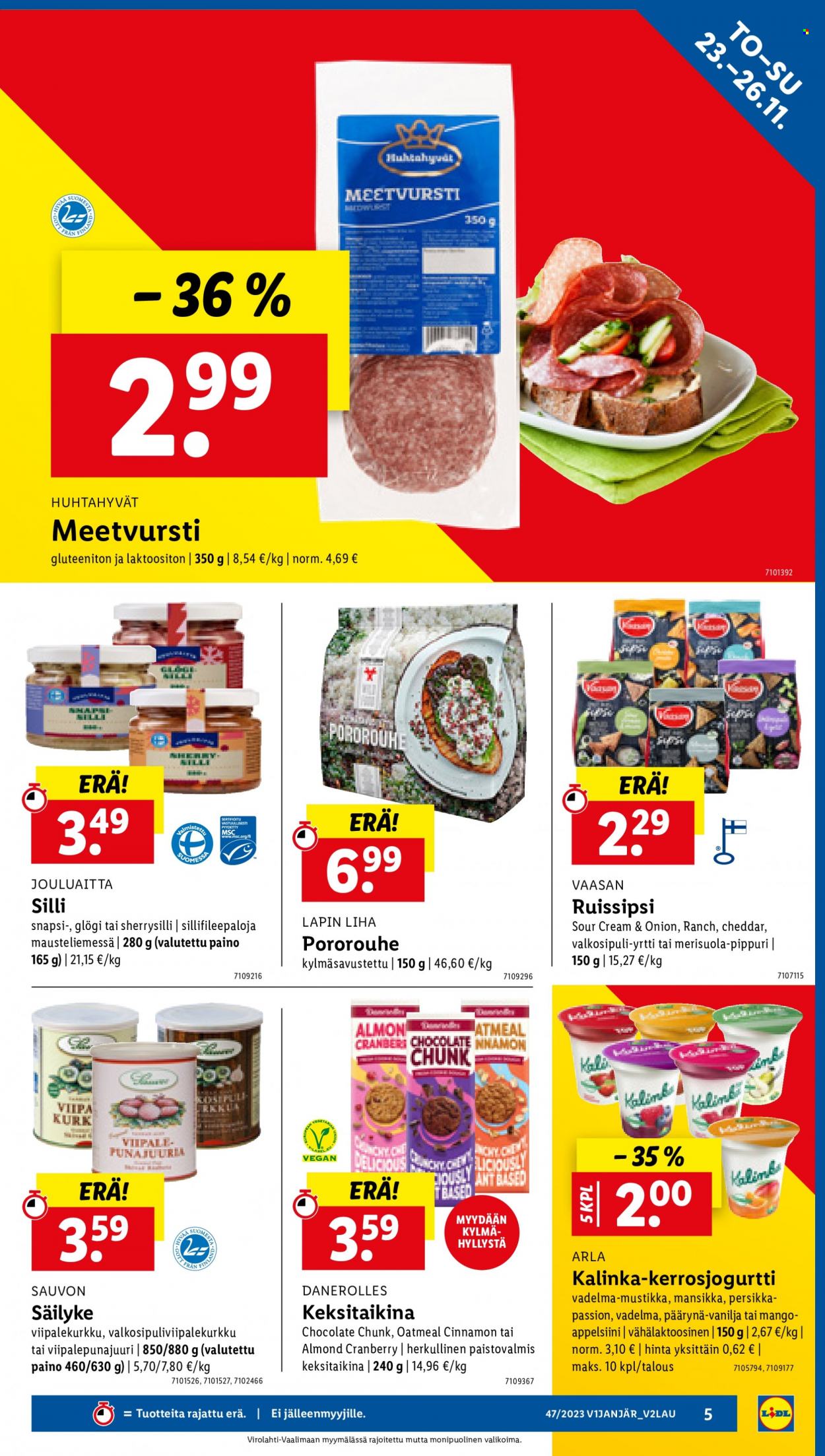 Lidl tarjoukset - 23.11.2023 - 29.11.2023. Sivu 7