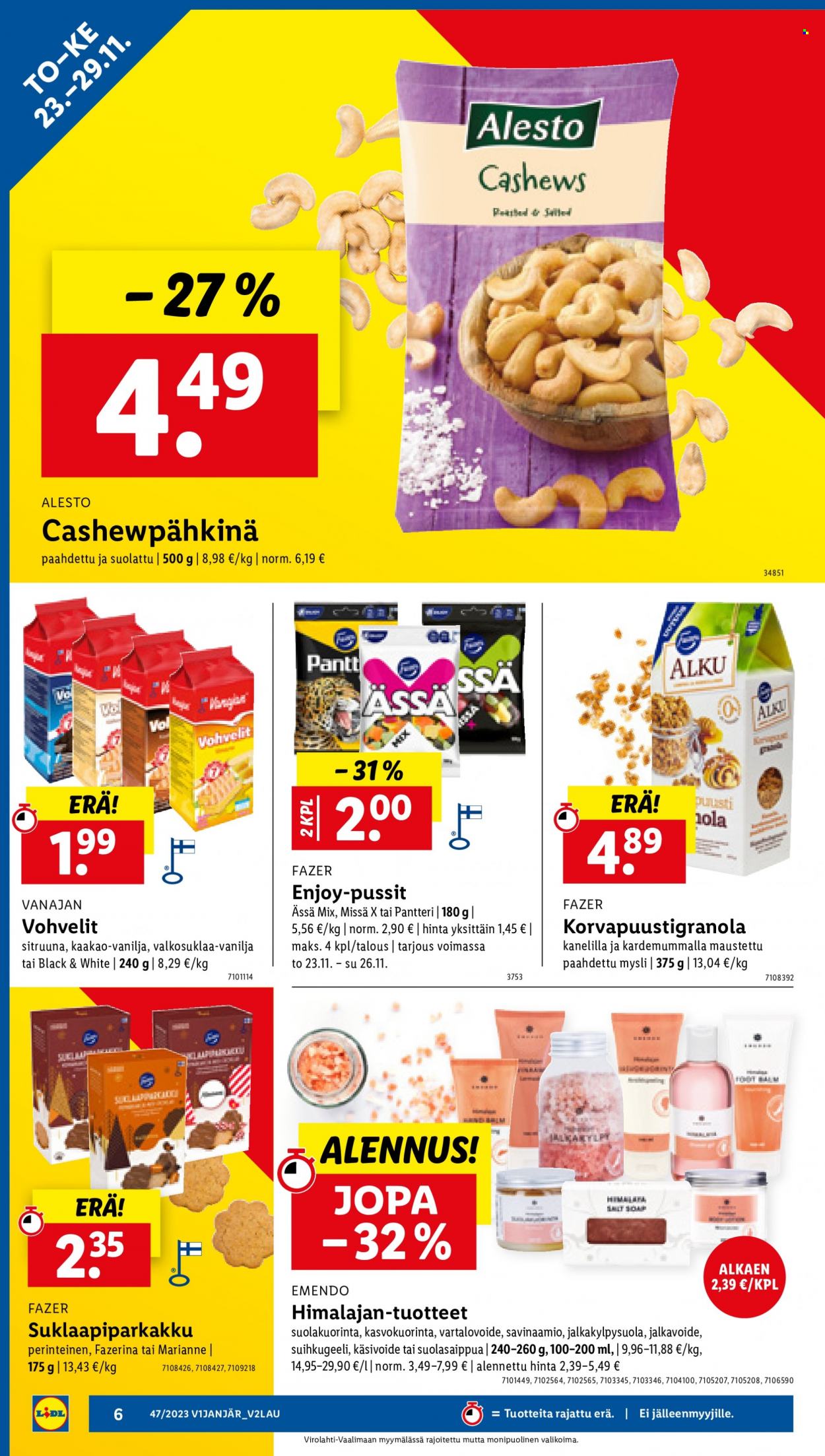 Lidl tarjoukset - 23.11.2023 - 29.11.2023. Sivu 8