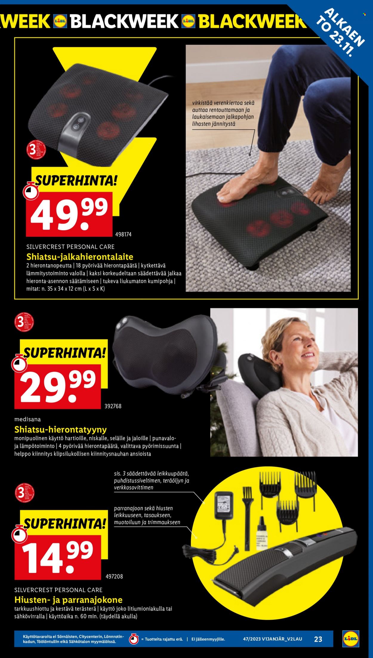 Lidl tarjoukset - 23.11.2023 - 29.11.2023. Sivu 25