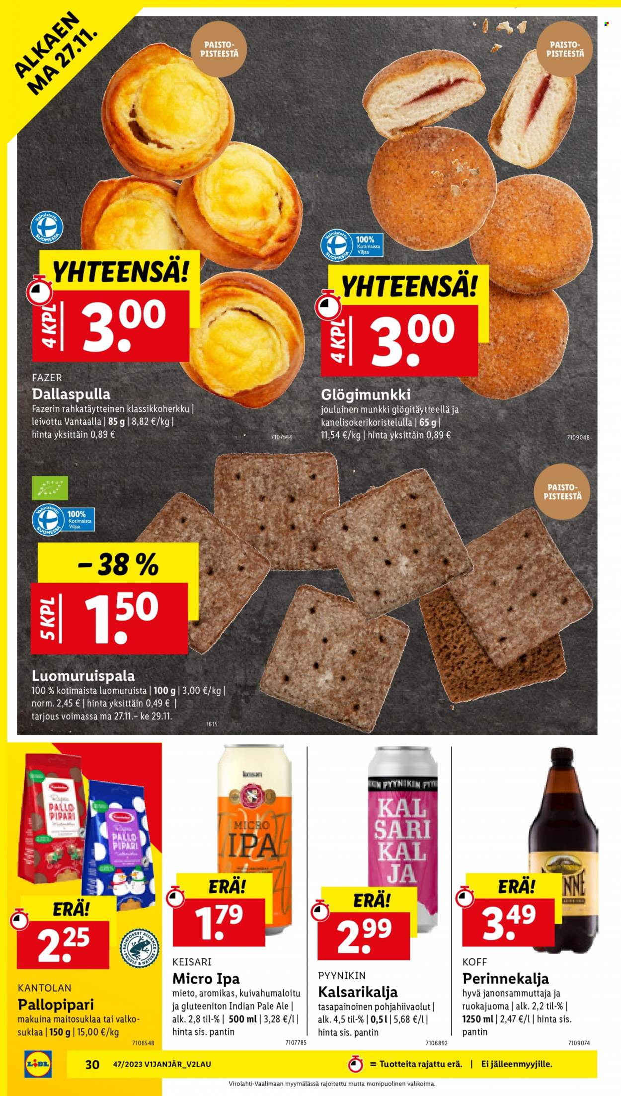 Lidl tarjoukset - 23.11.2023 - 29.11.2023. Sivu 34