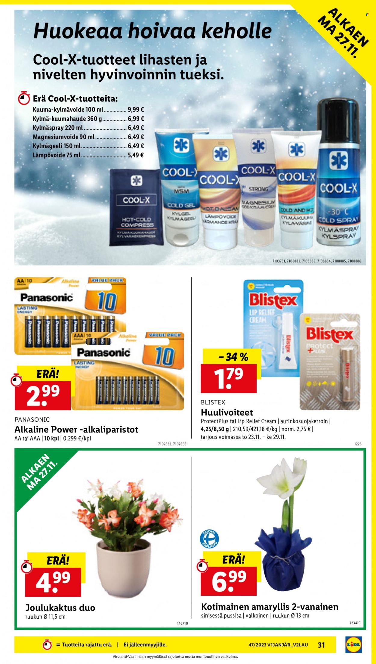 Lidl tarjoukset - 23.11.2023 - 29.11.2023. Sivu 35