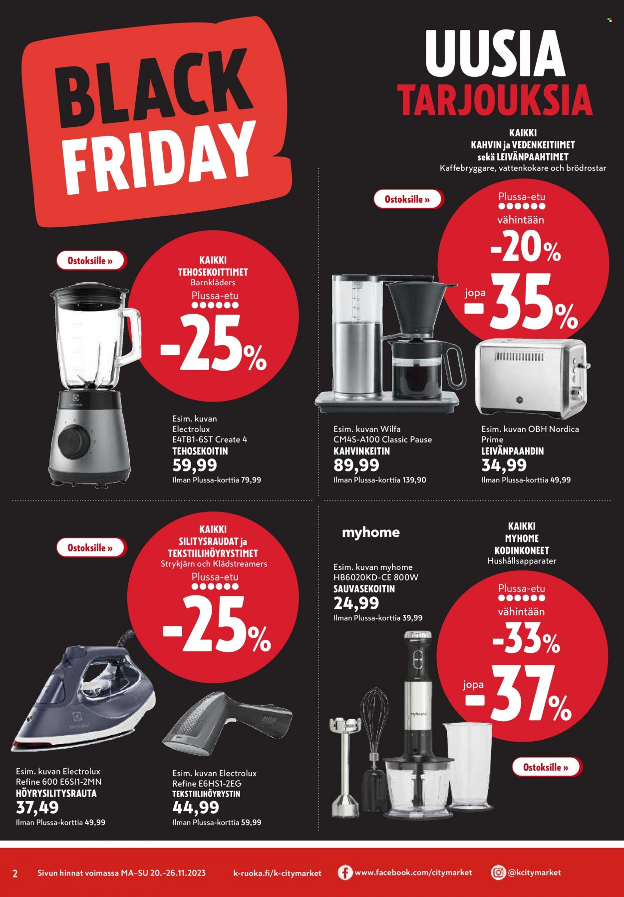 K-citymarket tarjoukset - 20.11.2023 - 26.11.2023. Sivu 2