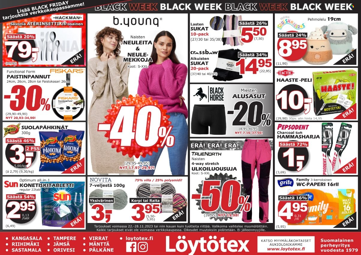Löytötex tarjoukset - 22.11.2023 - 28.11.2023. Sivu 1