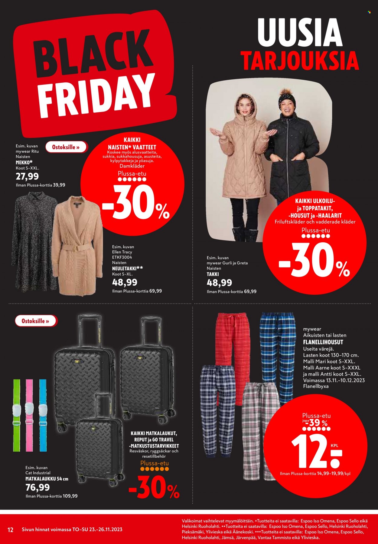 K-citymarket tarjoukset - 23.11.2023 - 26.11.2023. Sivu 12