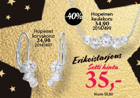 Kultajousi tarjoukset. Sivu 3