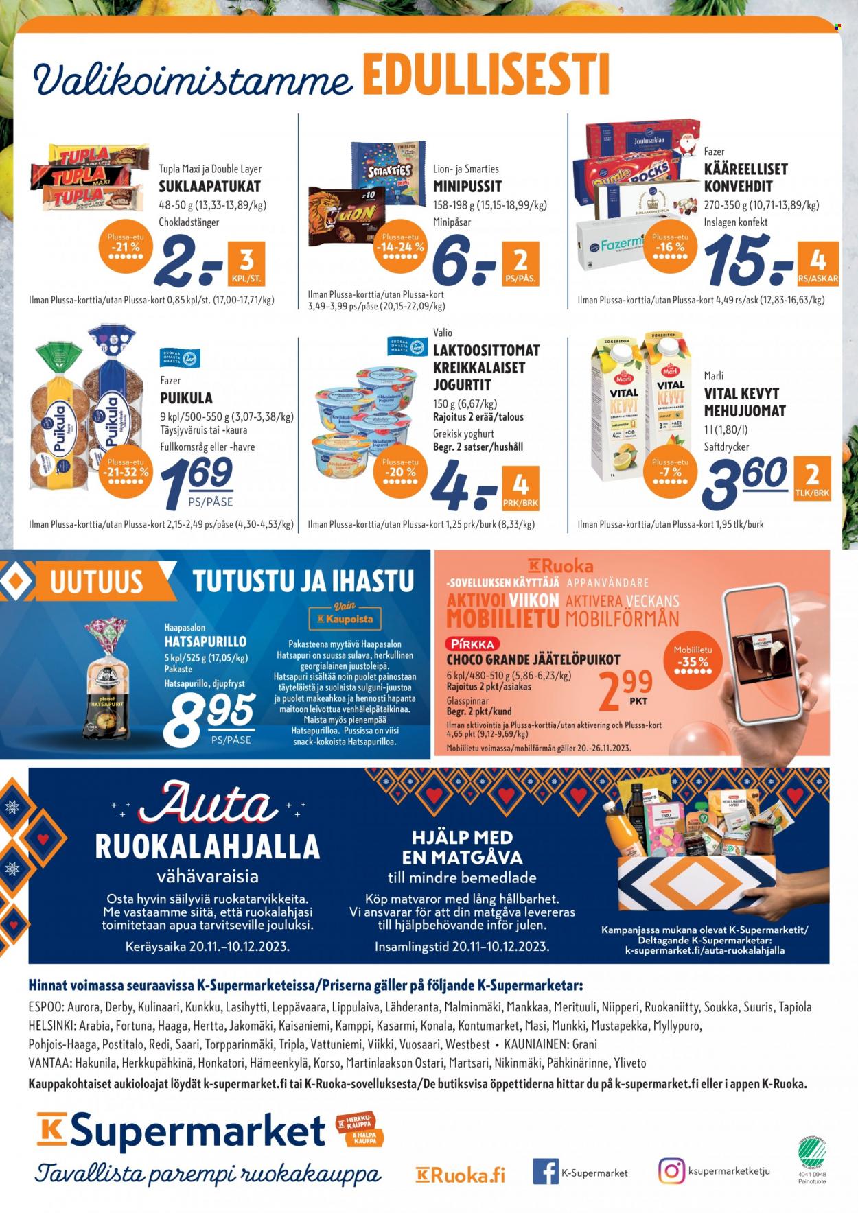 K-Supermarket tarjoukset - 23.11.2023 - 26.11.2023. Sivu 4