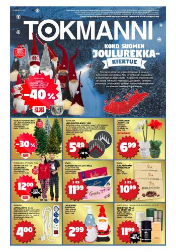 Tokmanni tarjoukset  - 27.11.2023 - 03.12.2023.