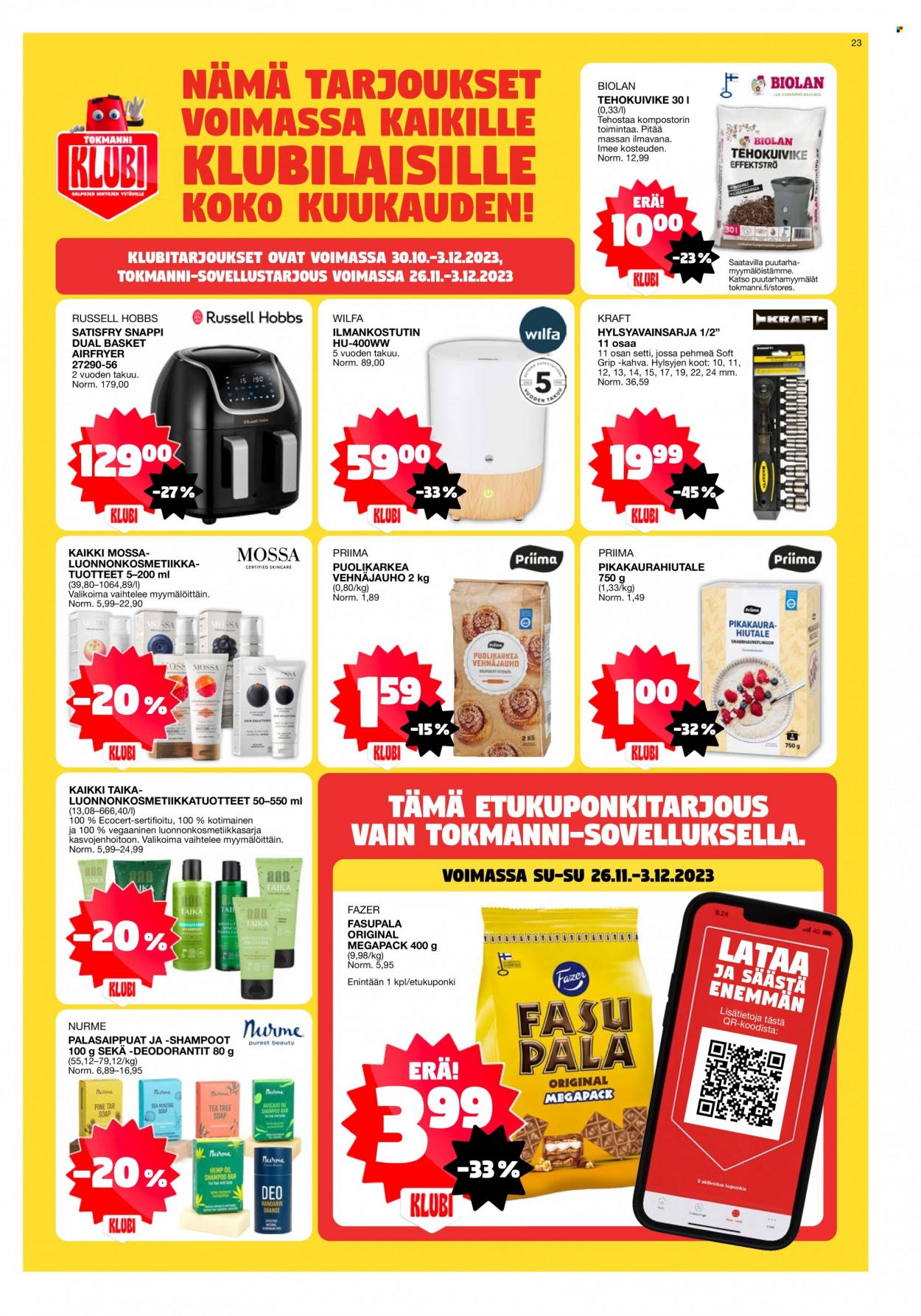 Tokmanni tarjoukset - 27.11.2023 - 03.12.2023. Sivu 23