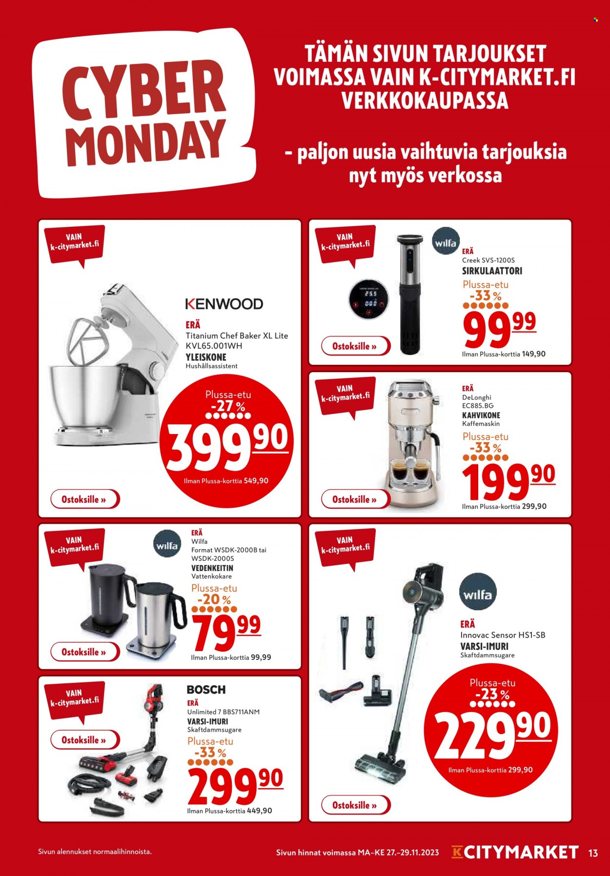 K-citymarket tarjoukset - 27.11.2023 - 03.12.2023. Sivu 13