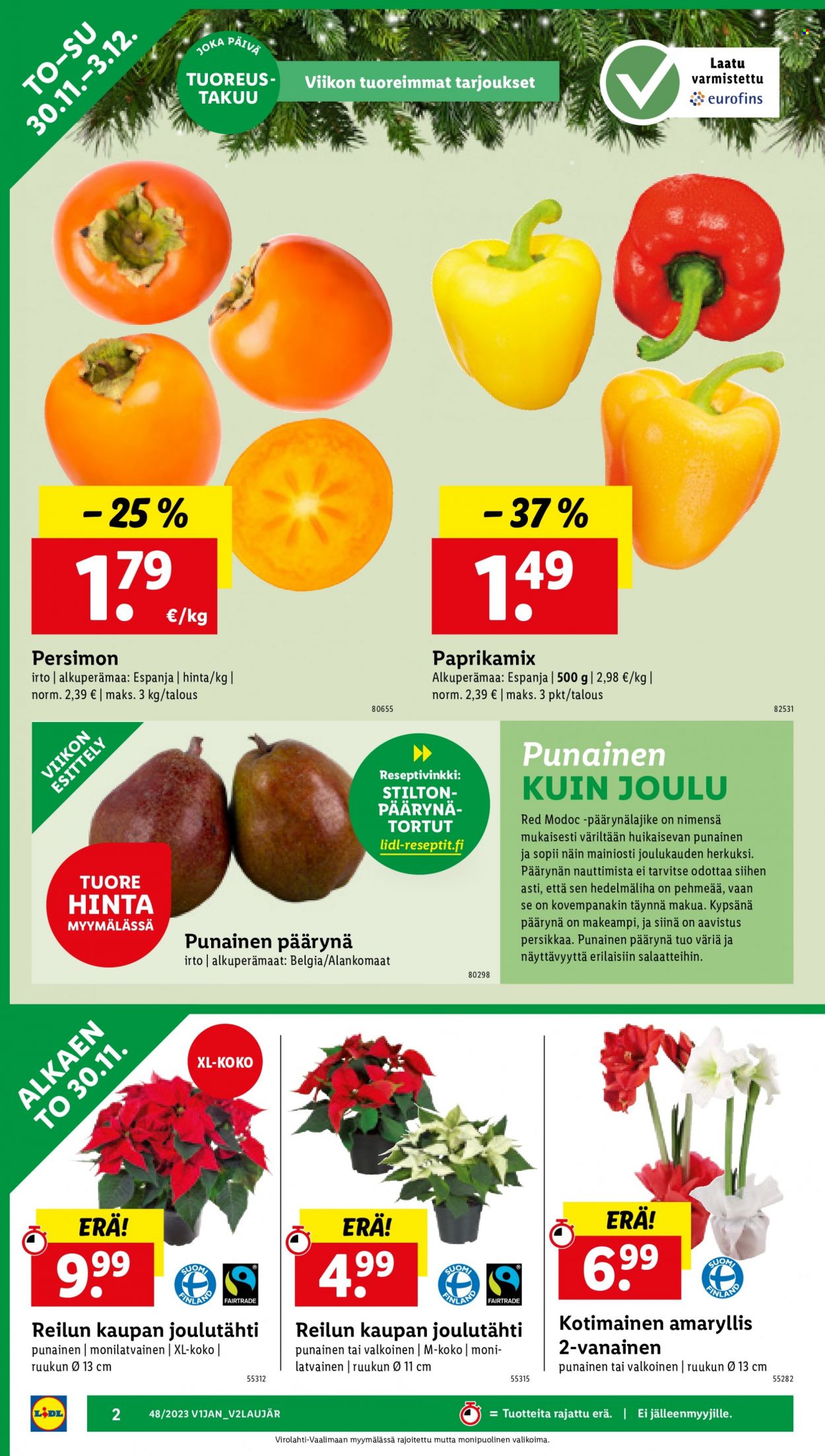 Lidl tarjoukset - 30.11.2023 - 06.12.2023. Sivu 4