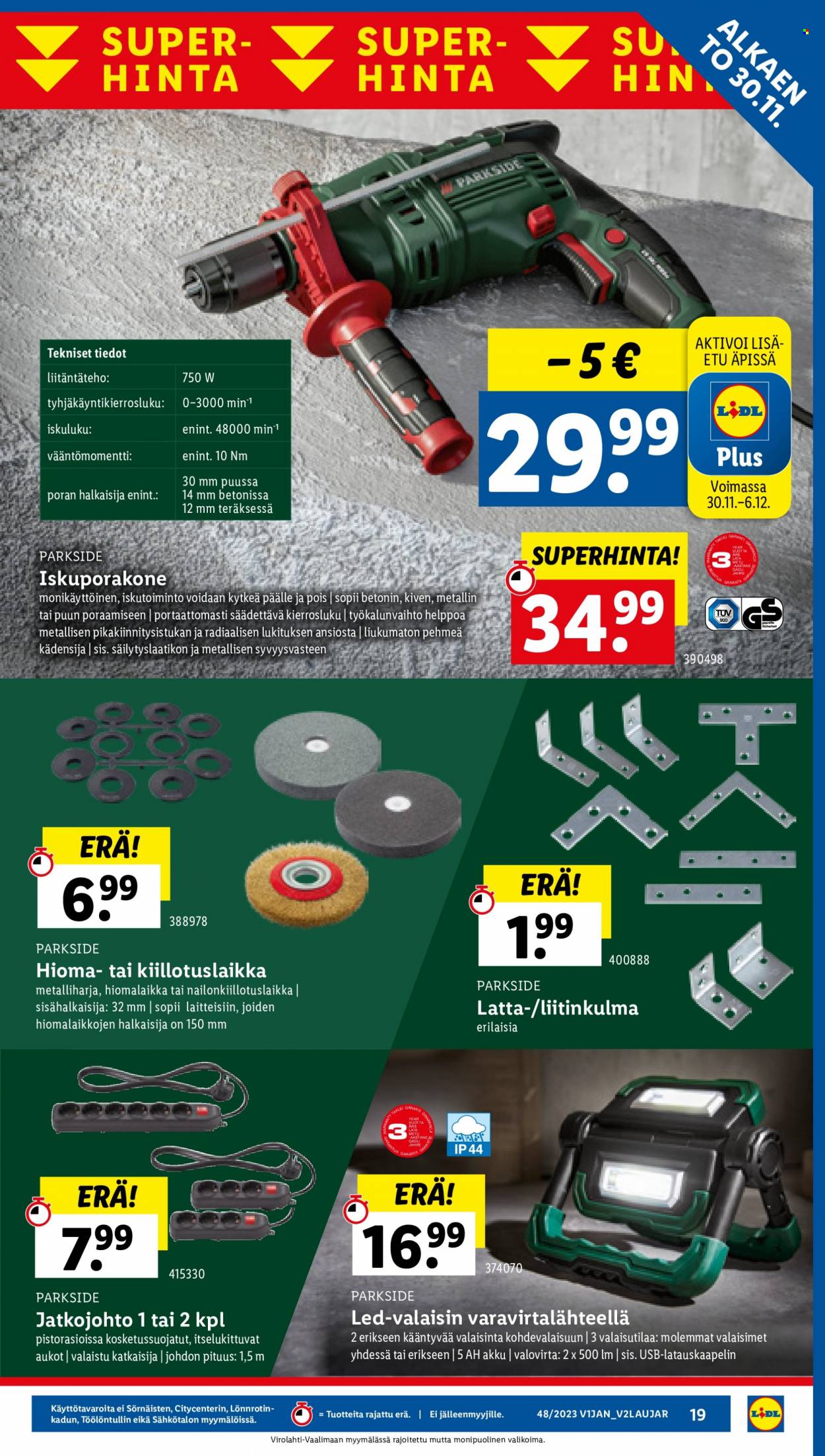 Lidl tarjoukset - 30.11.2023 - 06.12.2023. Sivu 23