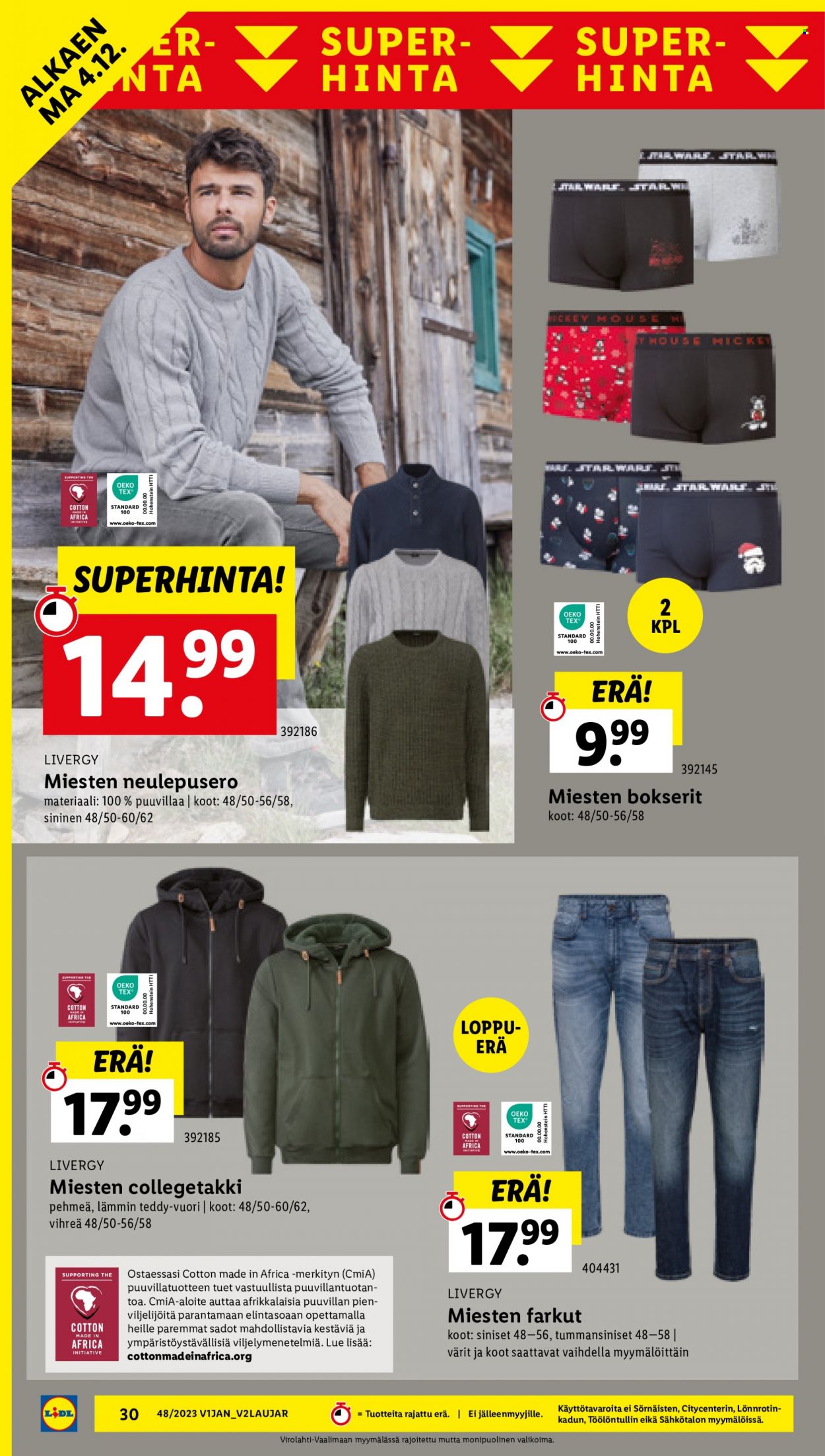 Lidl tarjoukset - 30.11.2023 - 06.12.2023. Sivu 36