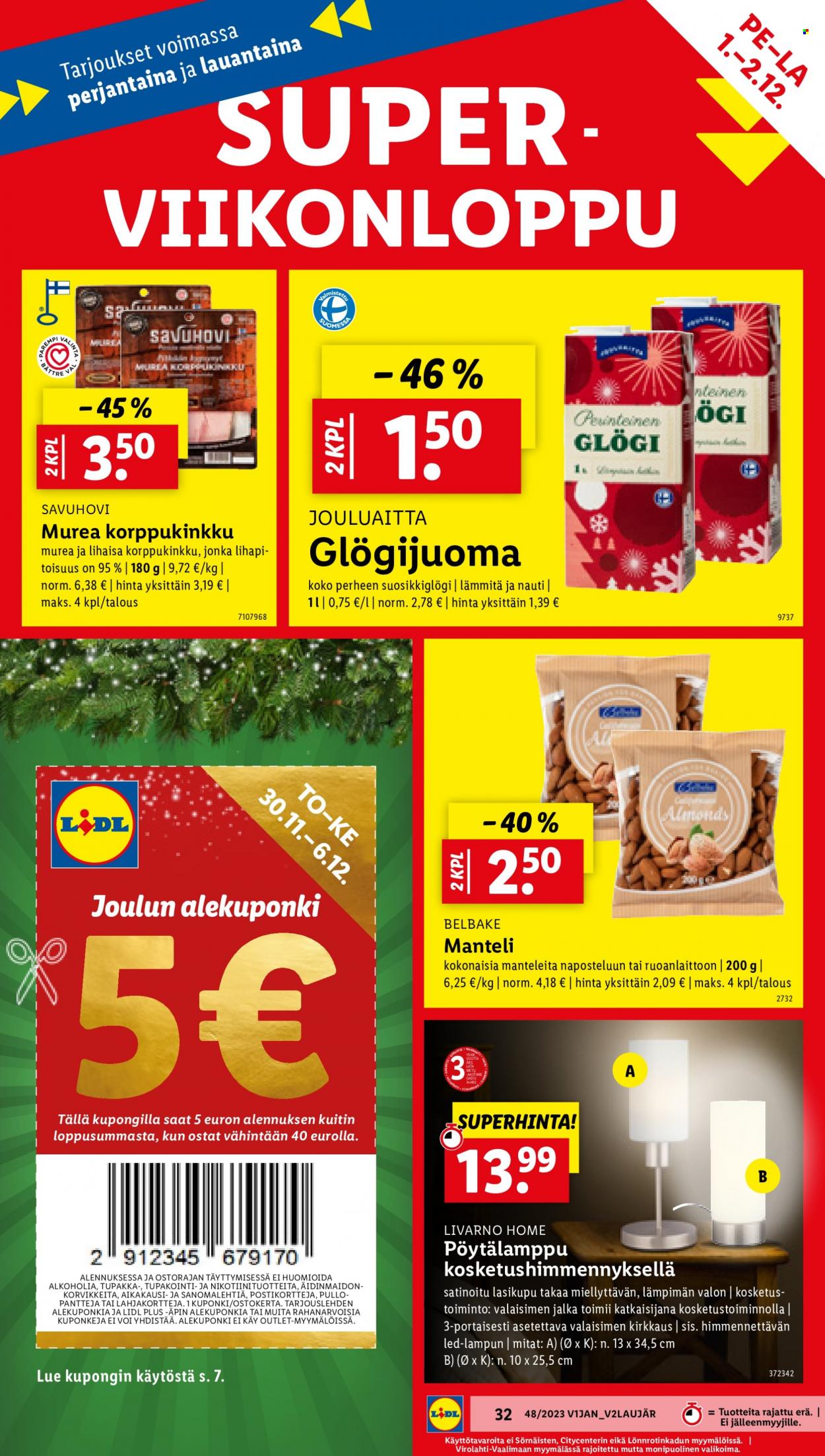 Lidl tarjoukset - 30.11.2023 - 06.12.2023. Sivu 38
