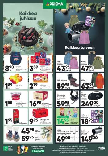 Prisma tarjoukset  - 29.11.2023 - 03.12.2023.
