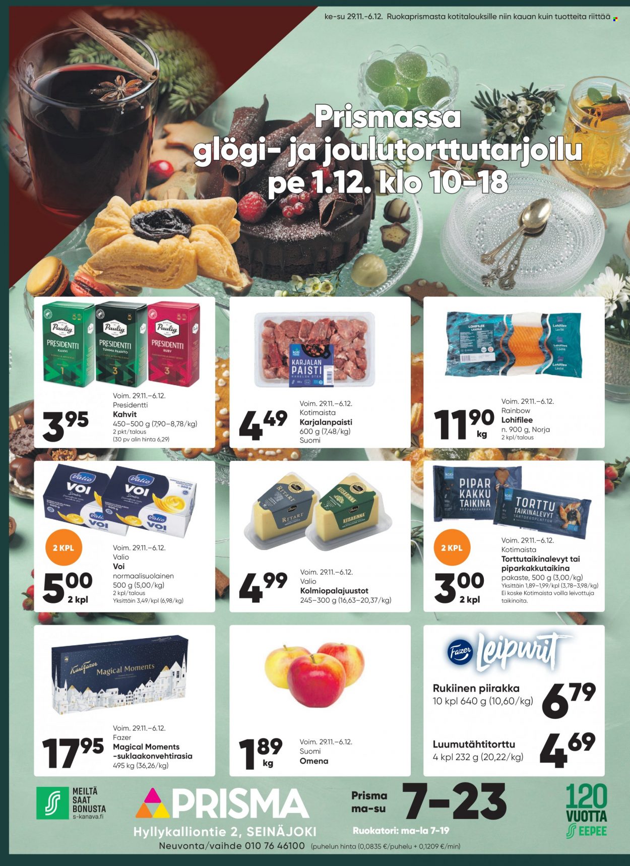 Prisma tarjoukset - 29.11.2023 - 06.12.2023. Sivu 1