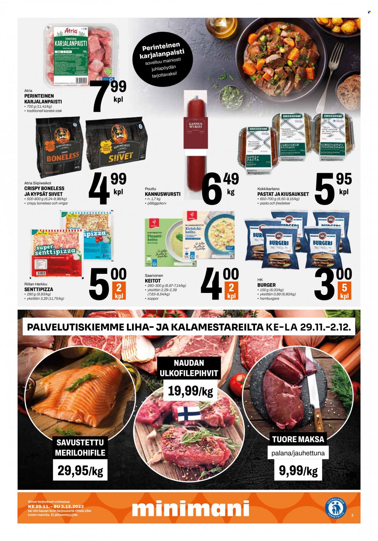 Minimani tarjoukset - 29.11.2023 - 03.12.2023. Sivu 3