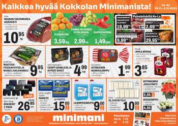 Minimani tarjoukset  - 29.11.2023 - 03.12.2023.