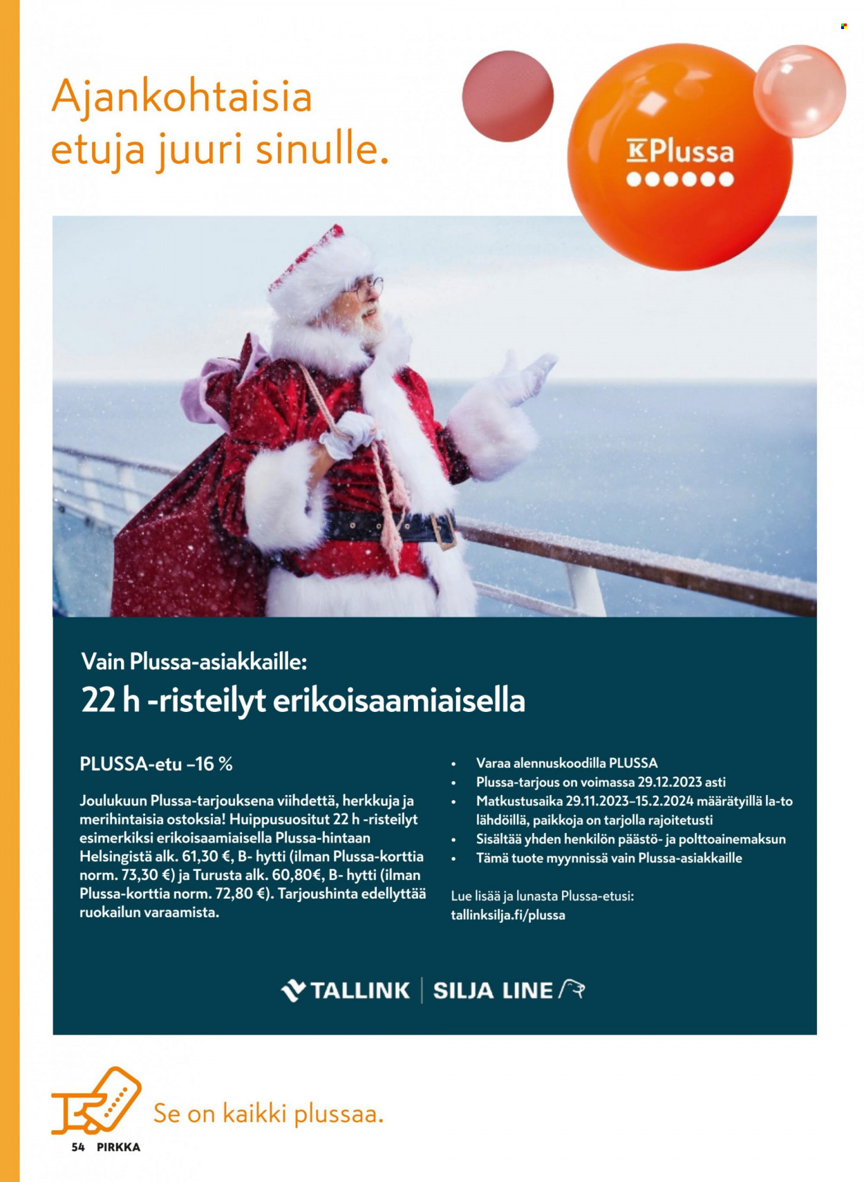 K-market tarjoukset - 29.11.2023 - 23.01.2024. Sivu 54