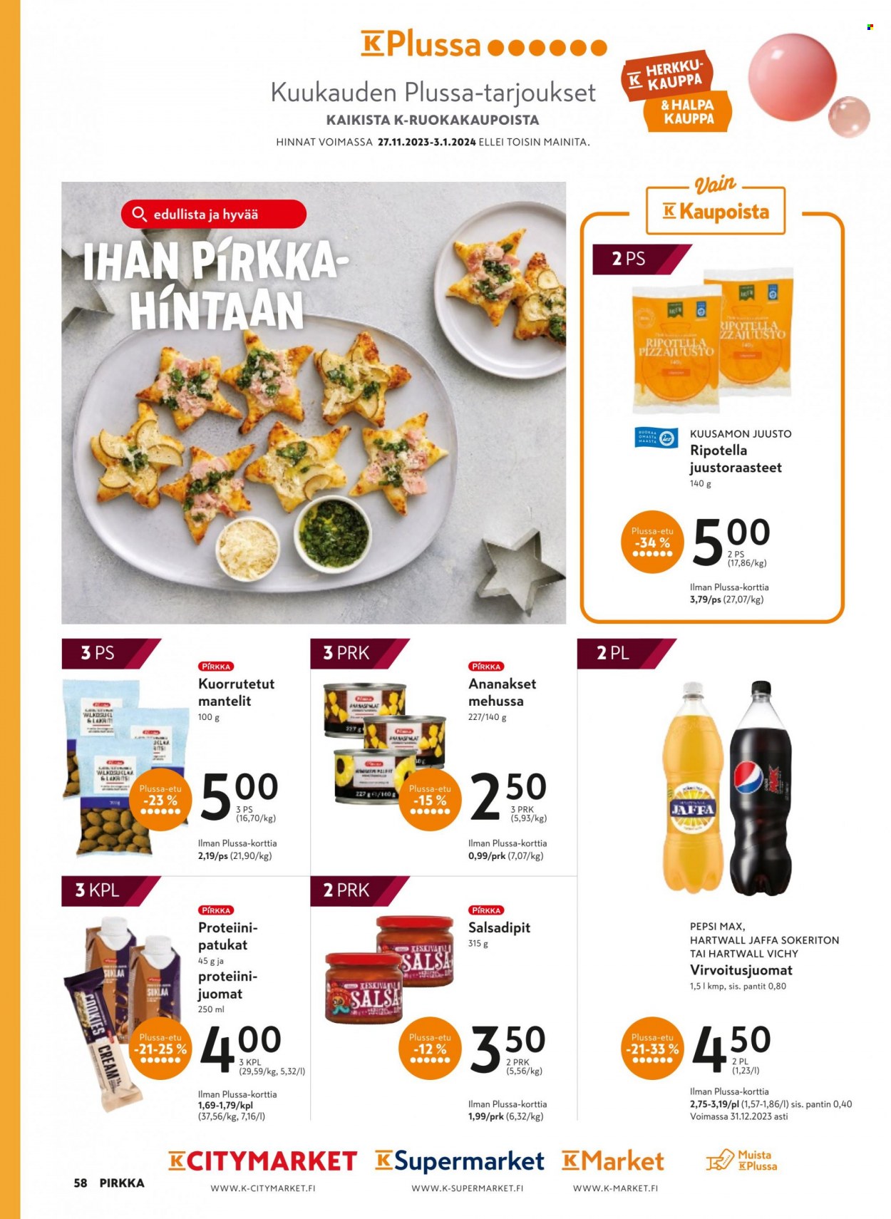 K-market tarjoukset - 29.11.2023 - 23.01.2024. Sivu 58