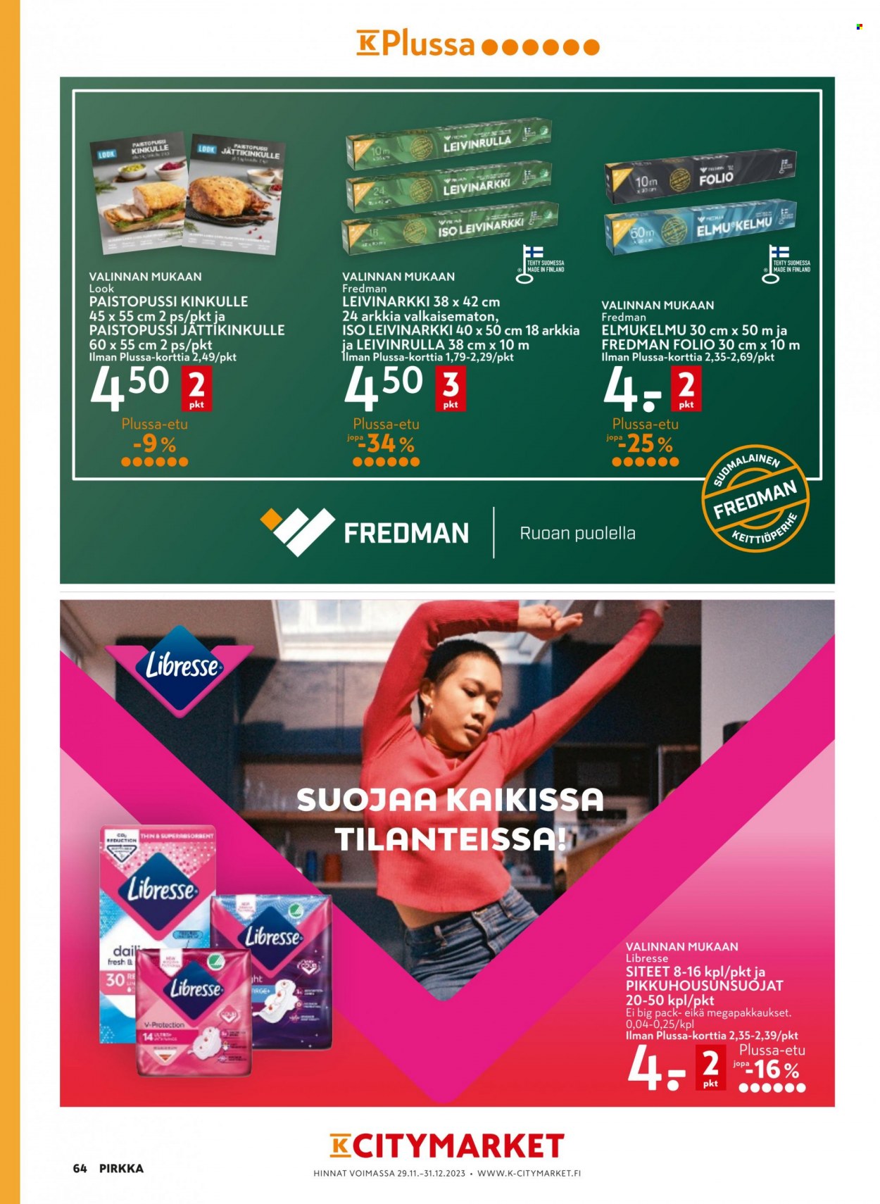 K-market tarjoukset - 29.11.2023 - 23.01.2024. Sivu 64