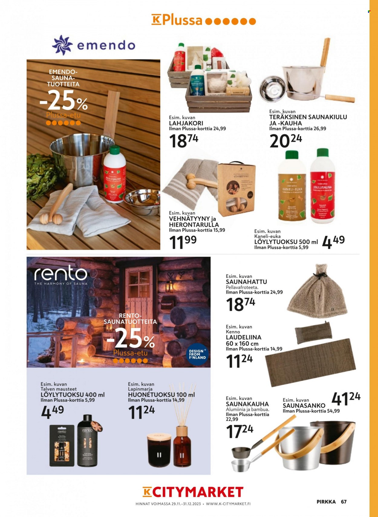 K-market tarjoukset - 29.11.2023 - 23.01.2024. Sivu 67