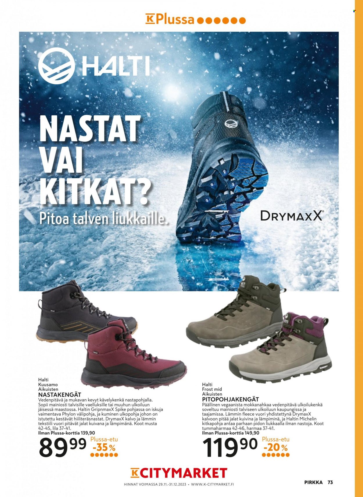 K-market tarjoukset - 29.11.2023 - 23.01.2024. Sivu 73