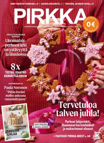 K-Supermarket tarjoukset  - 29.11.2023 - 23.01.2024.