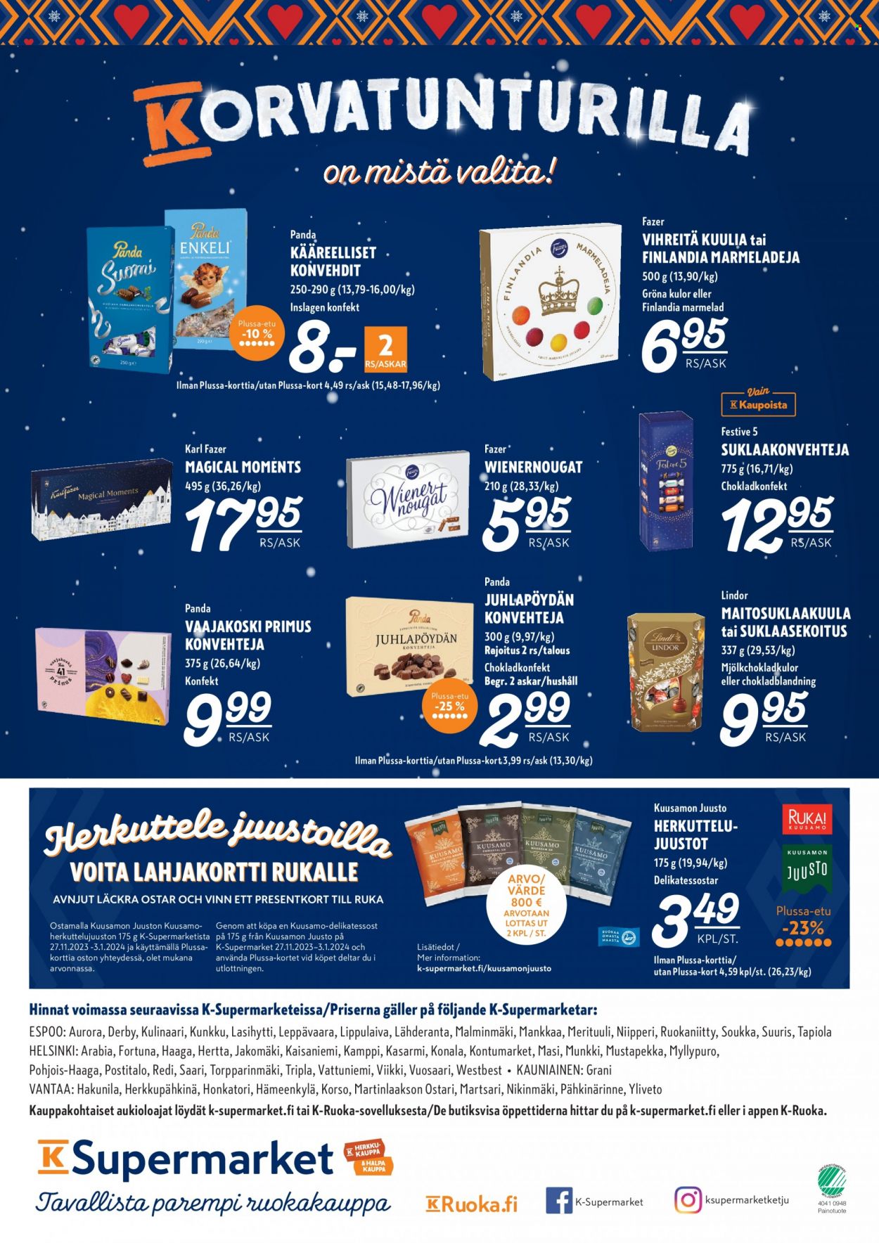 K-Supermarket tarjoukset - 30.11.2023 - 06.12.2023. Sivu 4