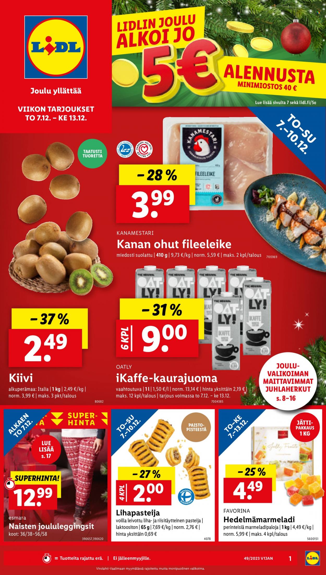 Lidl tarjoukset - 07.12.2023 - 13.12.2023. Sivu 1