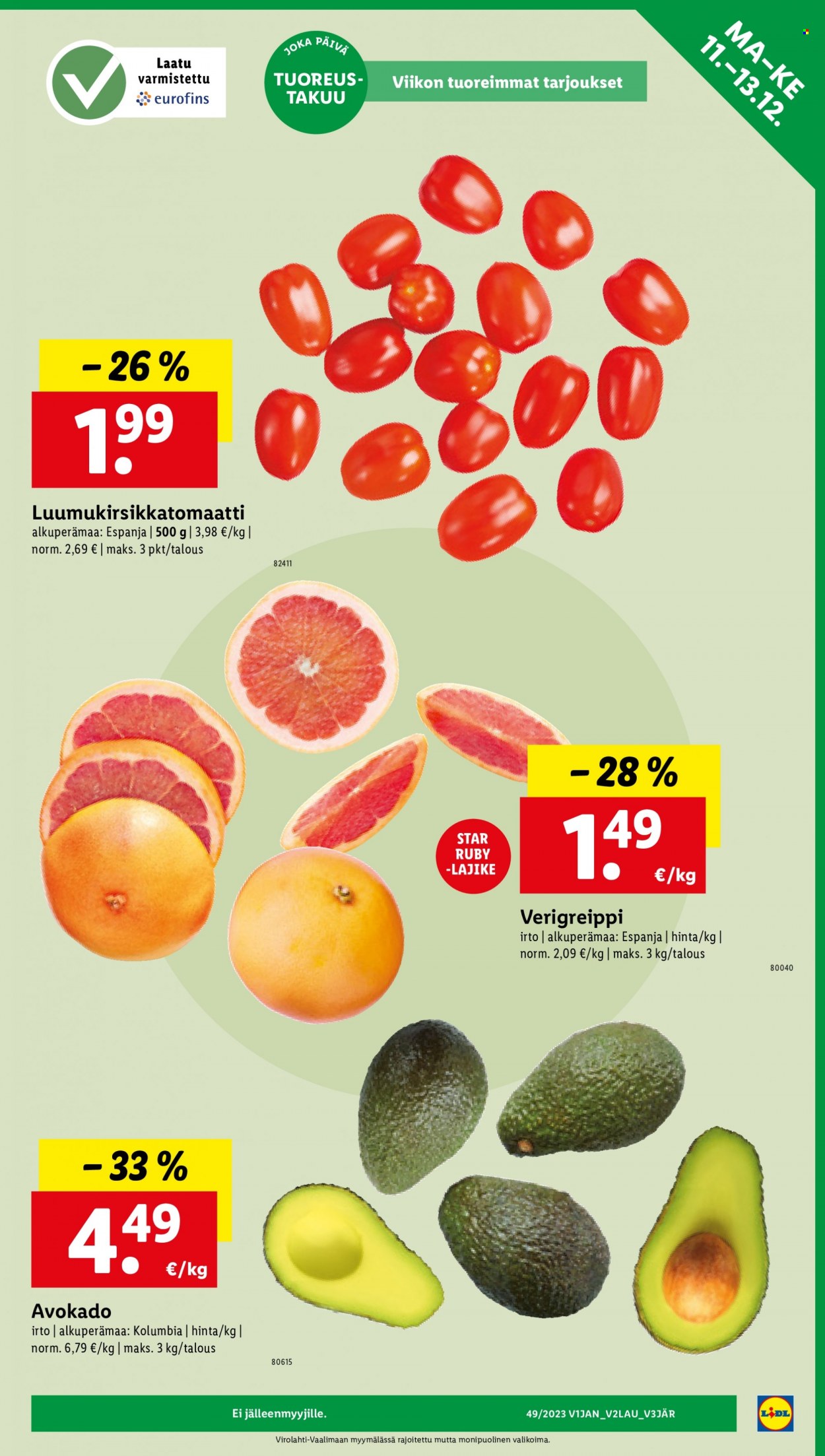 Lidl tarjoukset - 07.12.2023 - 13.12.2023. Sivu 29