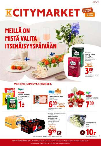K-citymarket tarjoukset  - 04.12.2023 - 13.12.2023.