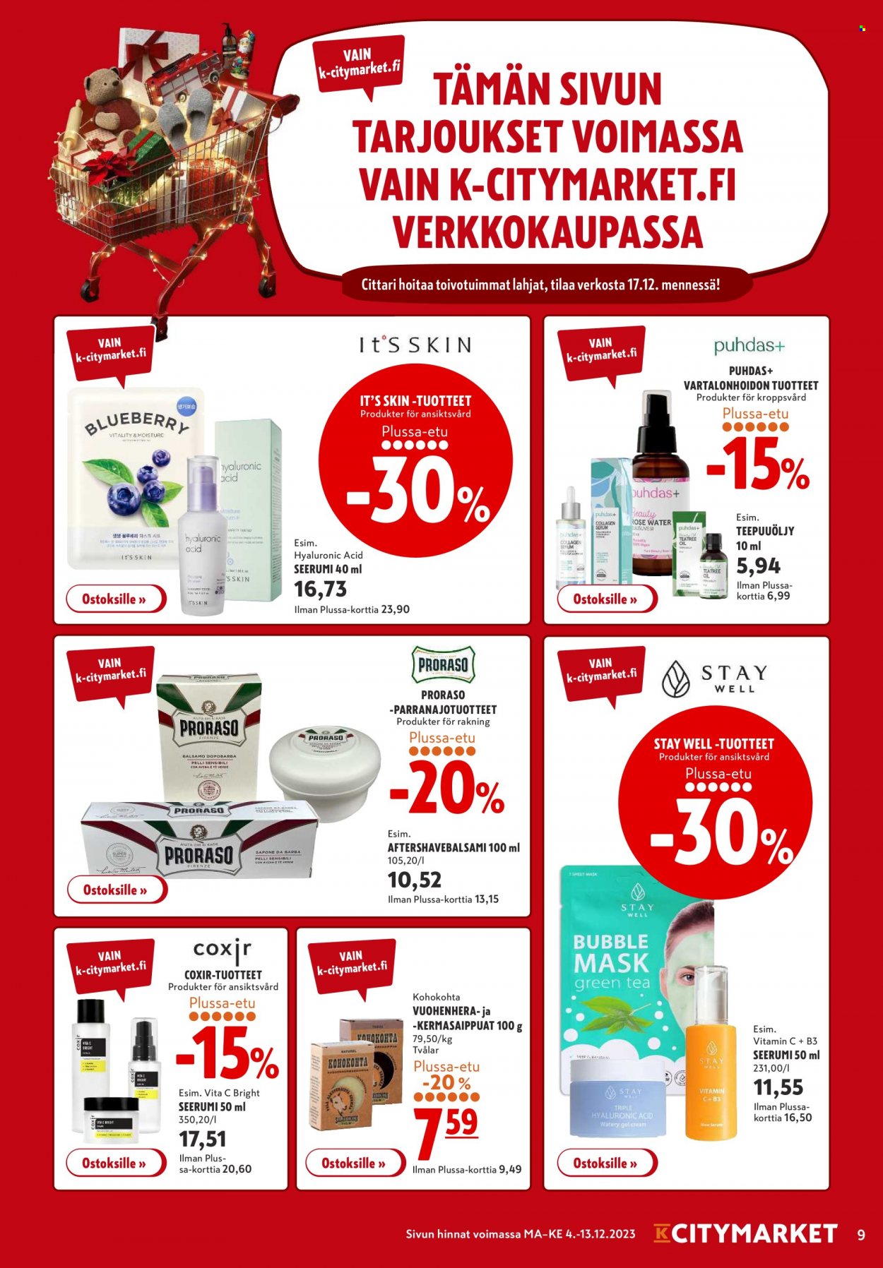 K-citymarket tarjoukset - 04.12.2023 - 13.12.2023. Sivu 9