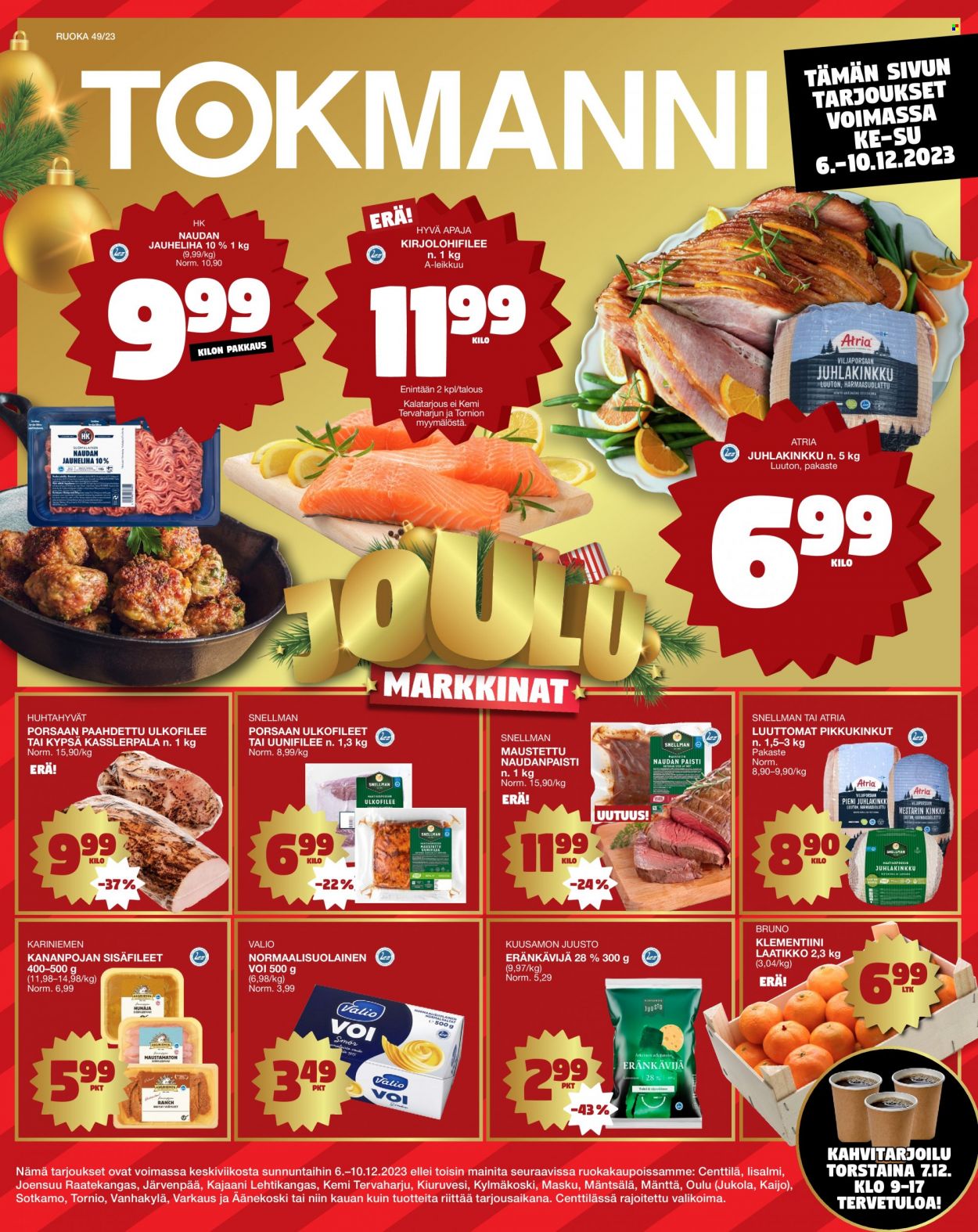 Tokmanni tarjoukset - 06.12.2023 - 10.12.2023. Sivu 1