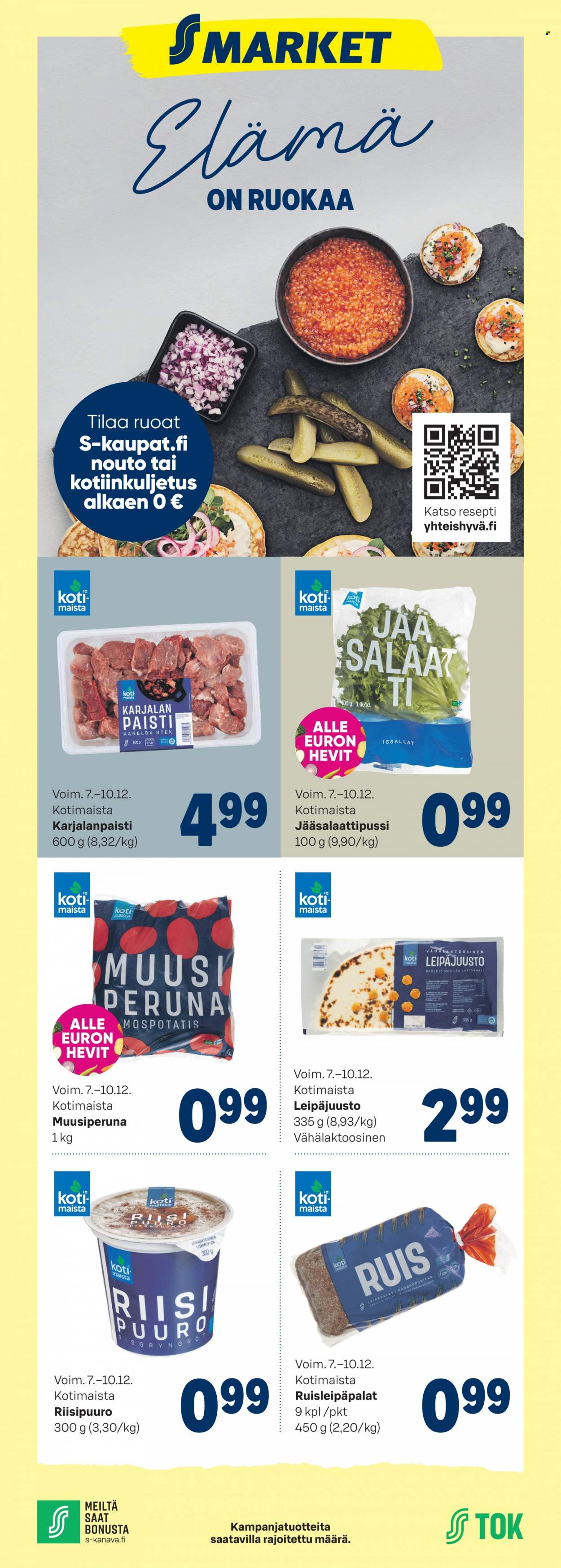 S-market tarjoukset - 07.12.2023 - 10.12.2023. Sivu 1