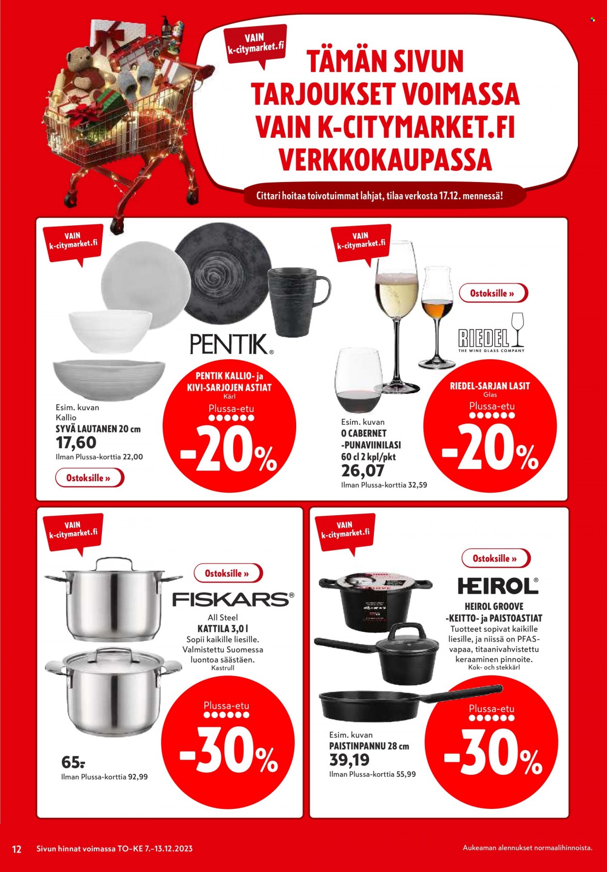 K-citymarket tarjoukset - 07.12.2023 - 13.12.2023. Sivu 12
