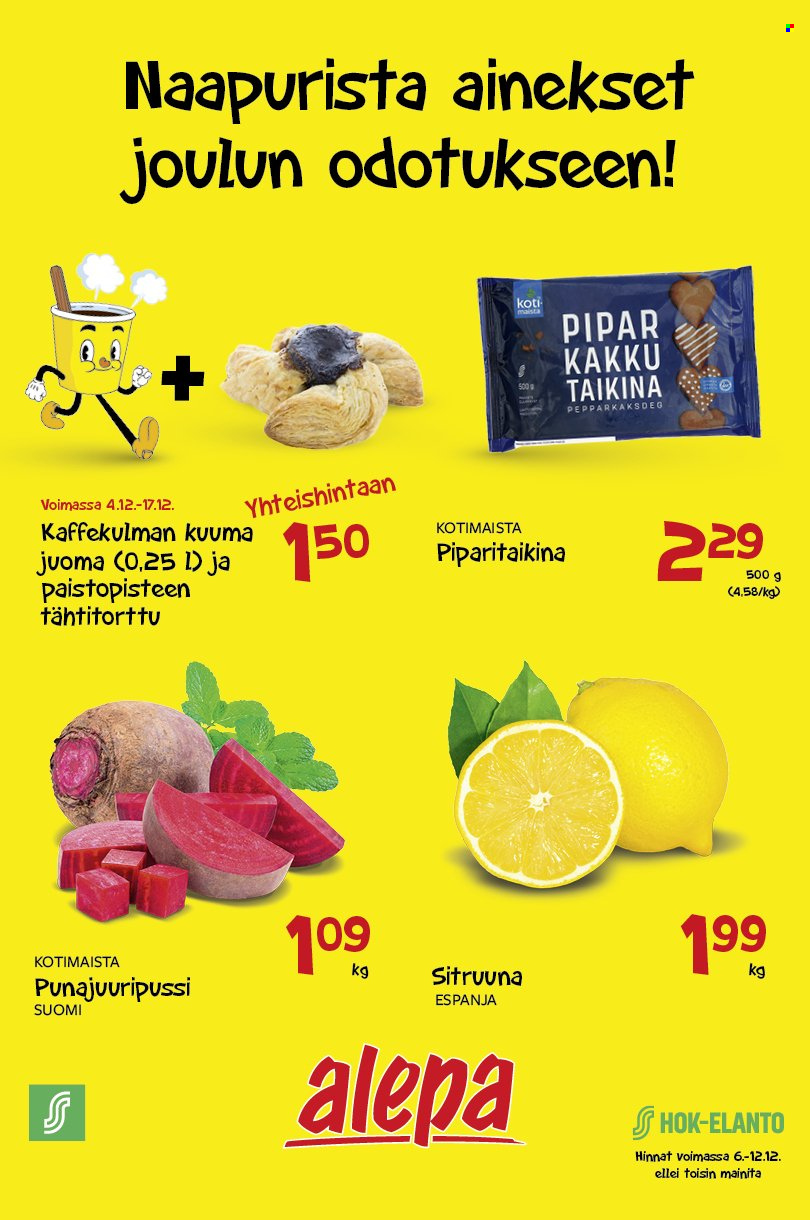 Alepa tarjoukset - 06.12.2023 - 12.12.2023. Sivu 1