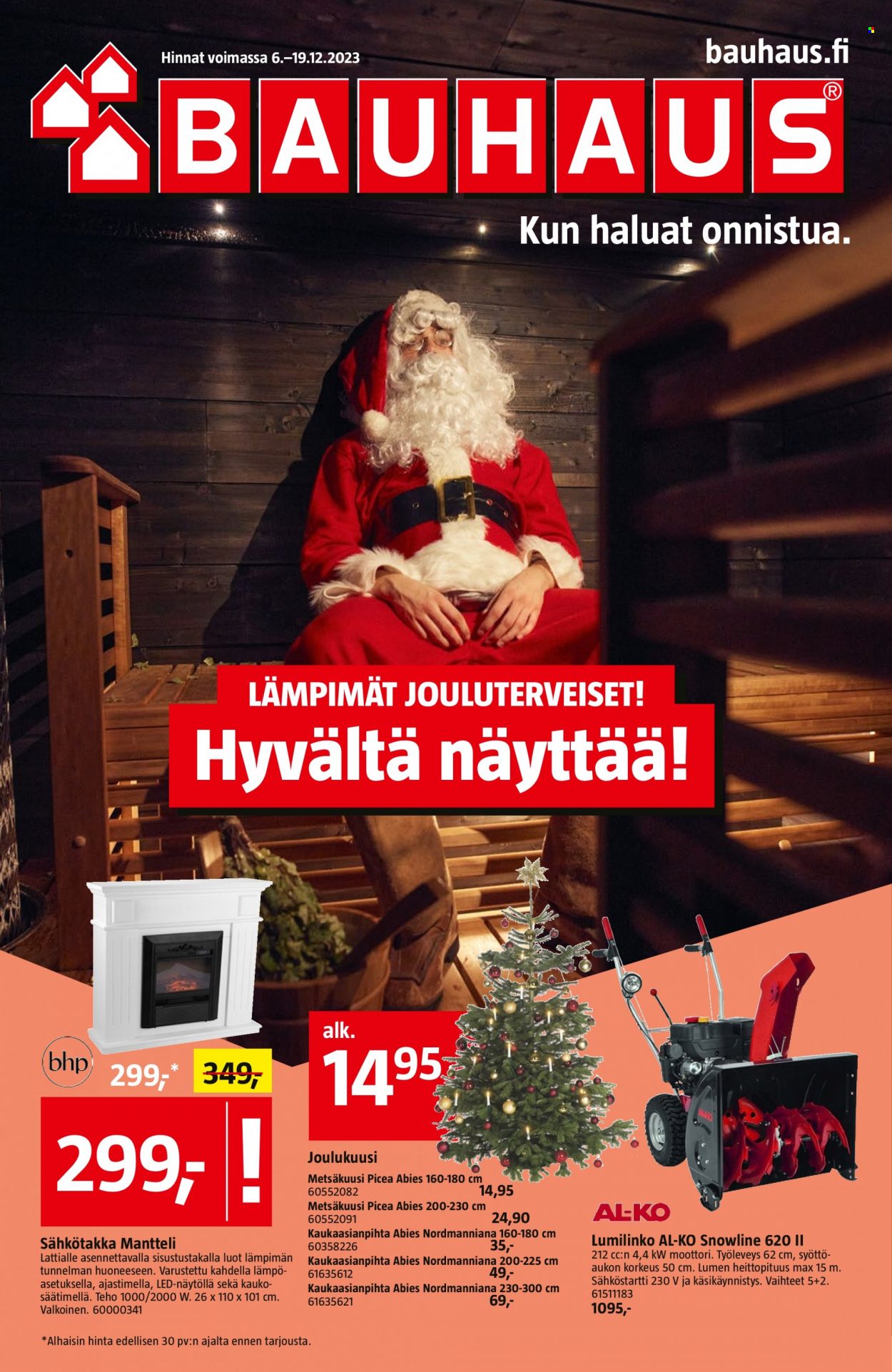 Bauhaus tarjoukset - 06.12.2023 - 19.12.2023. Sivu 1