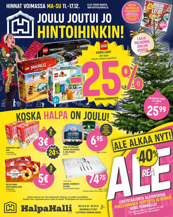HalpaHalli tarjoukset - 11.12.2023 - 17.12.2023. Sivu 1