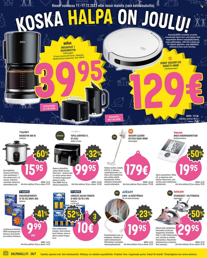 HalpaHalli tarjoukset - 11.12.2023 - 17.12.2023. Sivu 2
