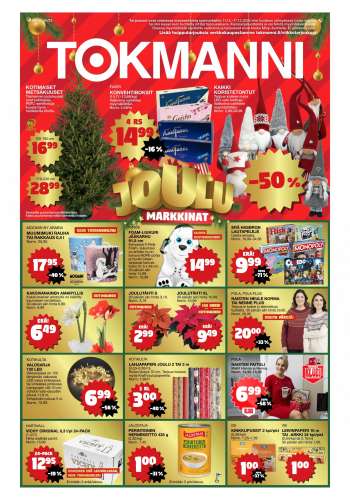 Tokmanni tarjoukset  - 11.12.2023 - 17.12.2023.