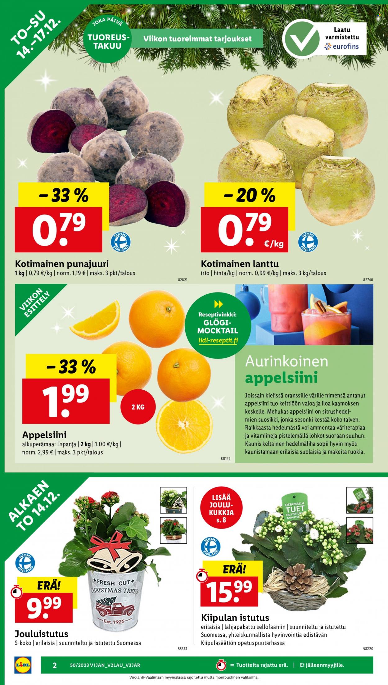 Lidl tarjoukset - 14.12.2023 - 20.12.2023. Sivu 4