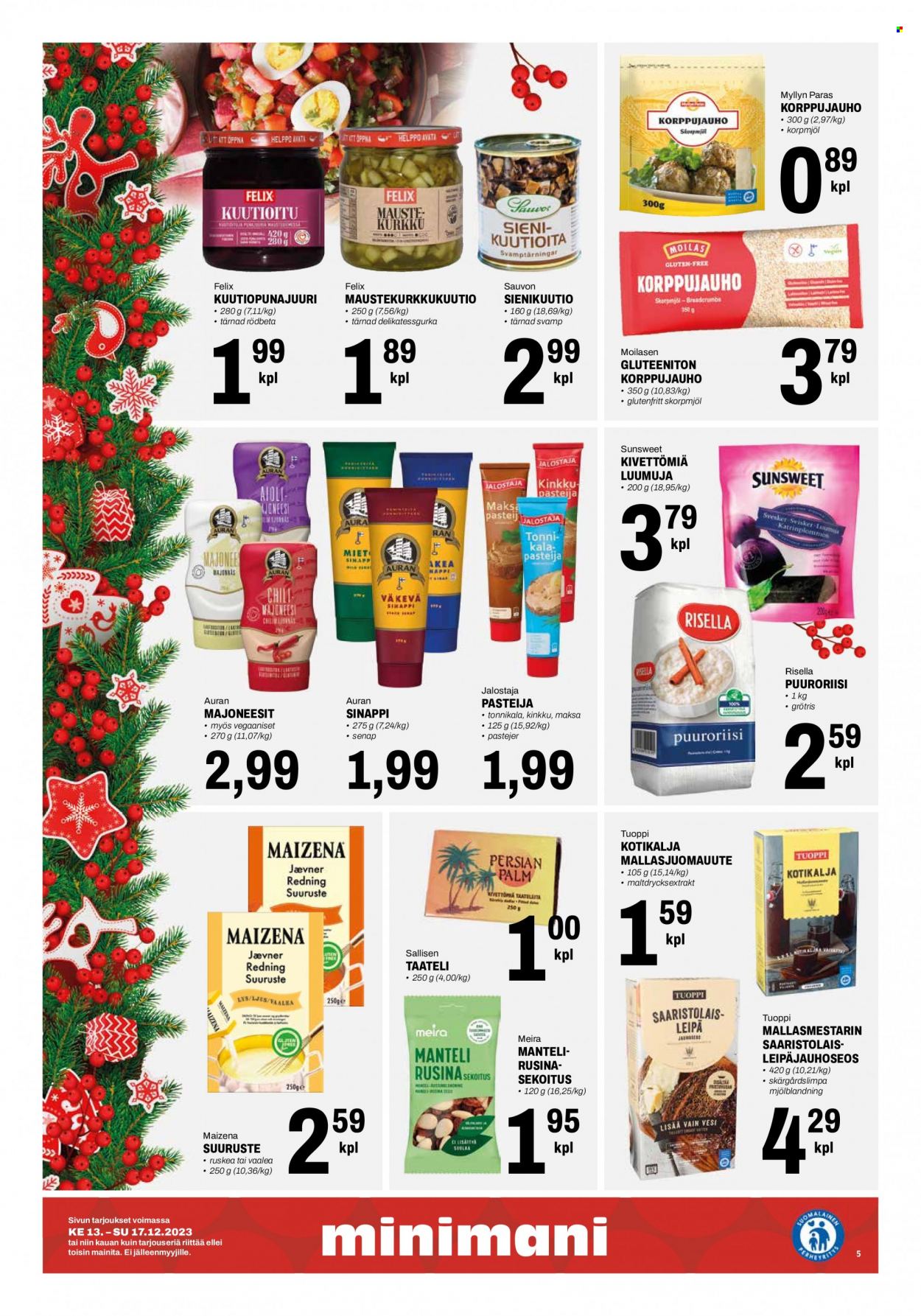 Minimani tarjoukset - 13.12.2023 - 17.12.2023. Sivu 5