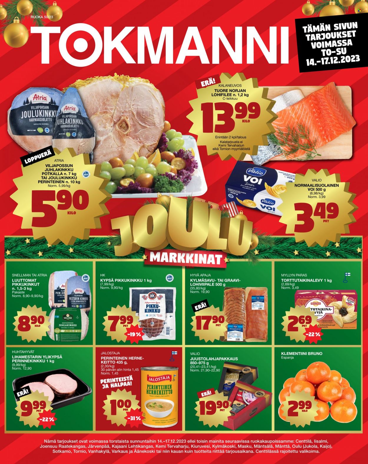Tokmanni tarjoukset - 14.12.2023 - 17.12.2023. Sivu 1