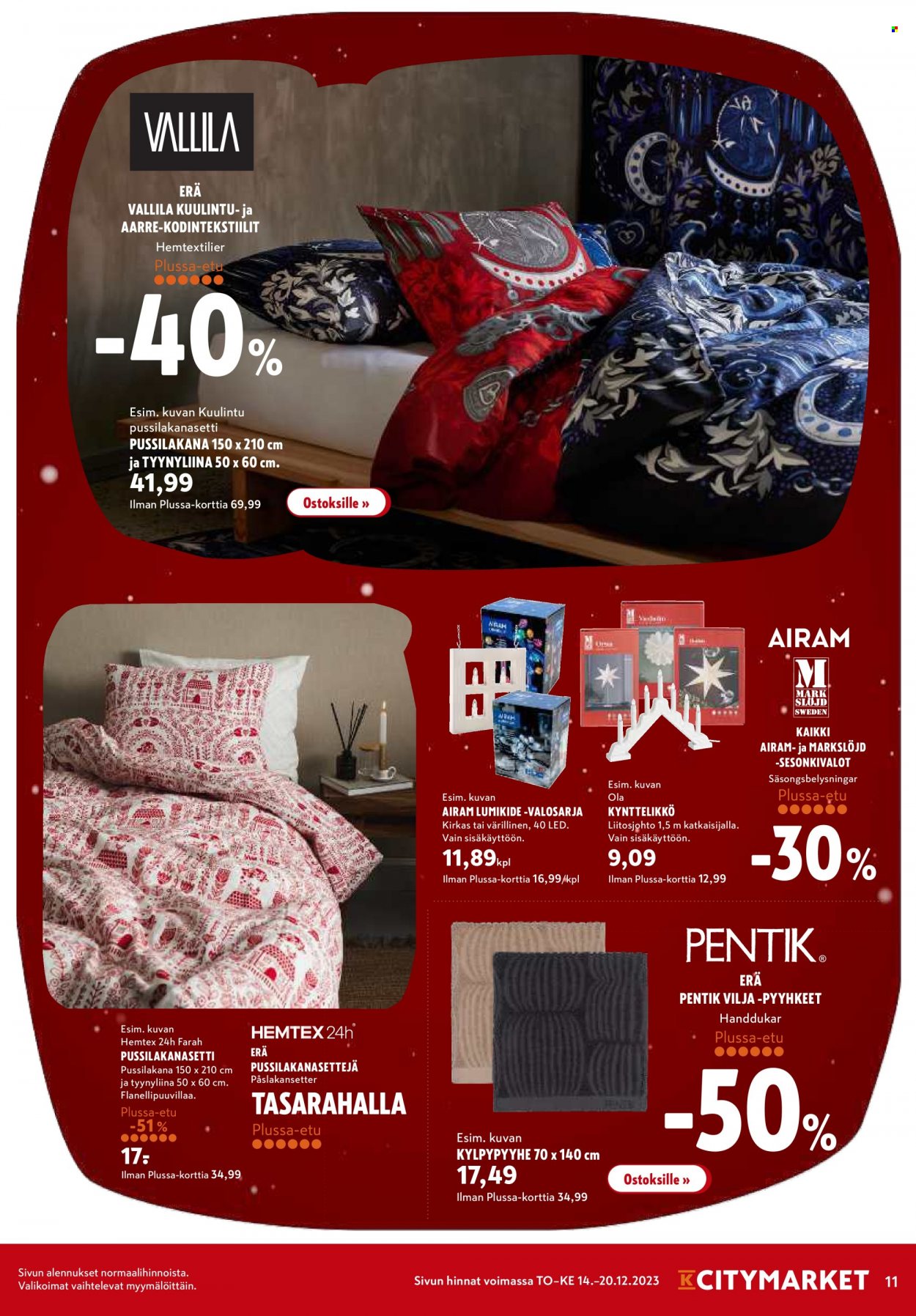 K-citymarket tarjoukset - 14.12.2023 - 20.12.2023. Sivu 11