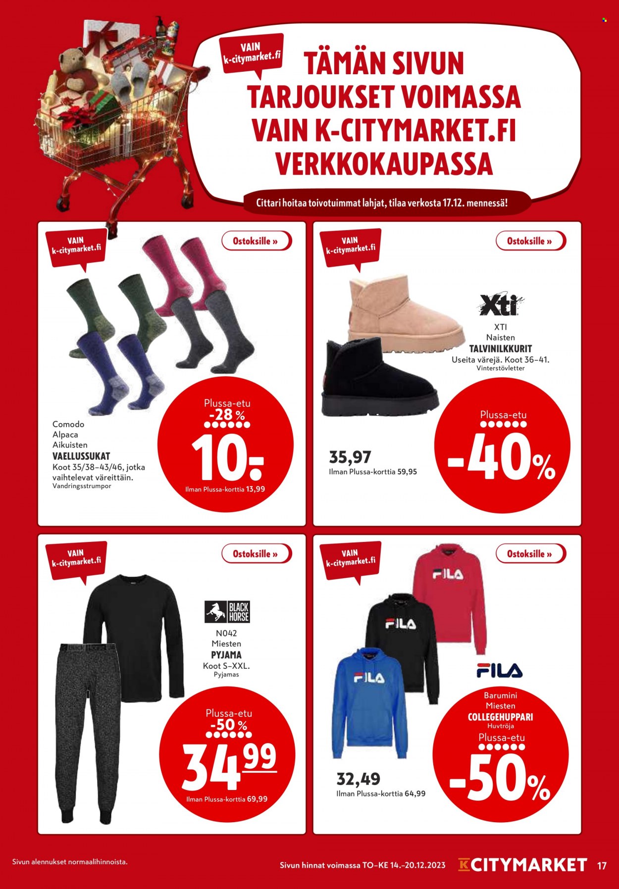 K-citymarket tarjoukset - 14.12.2023 - 20.12.2023. Sivu 17