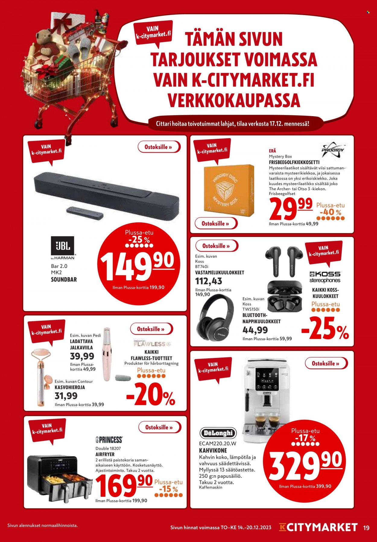 K-citymarket tarjoukset - 14.12.2023 - 20.12.2023. Sivu 19