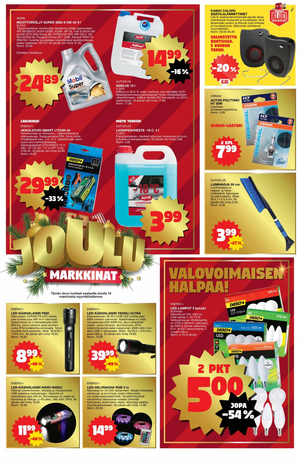 Tokmanni tarjoukset - 18.12.2023 - 24.12.2023. Sivu 17