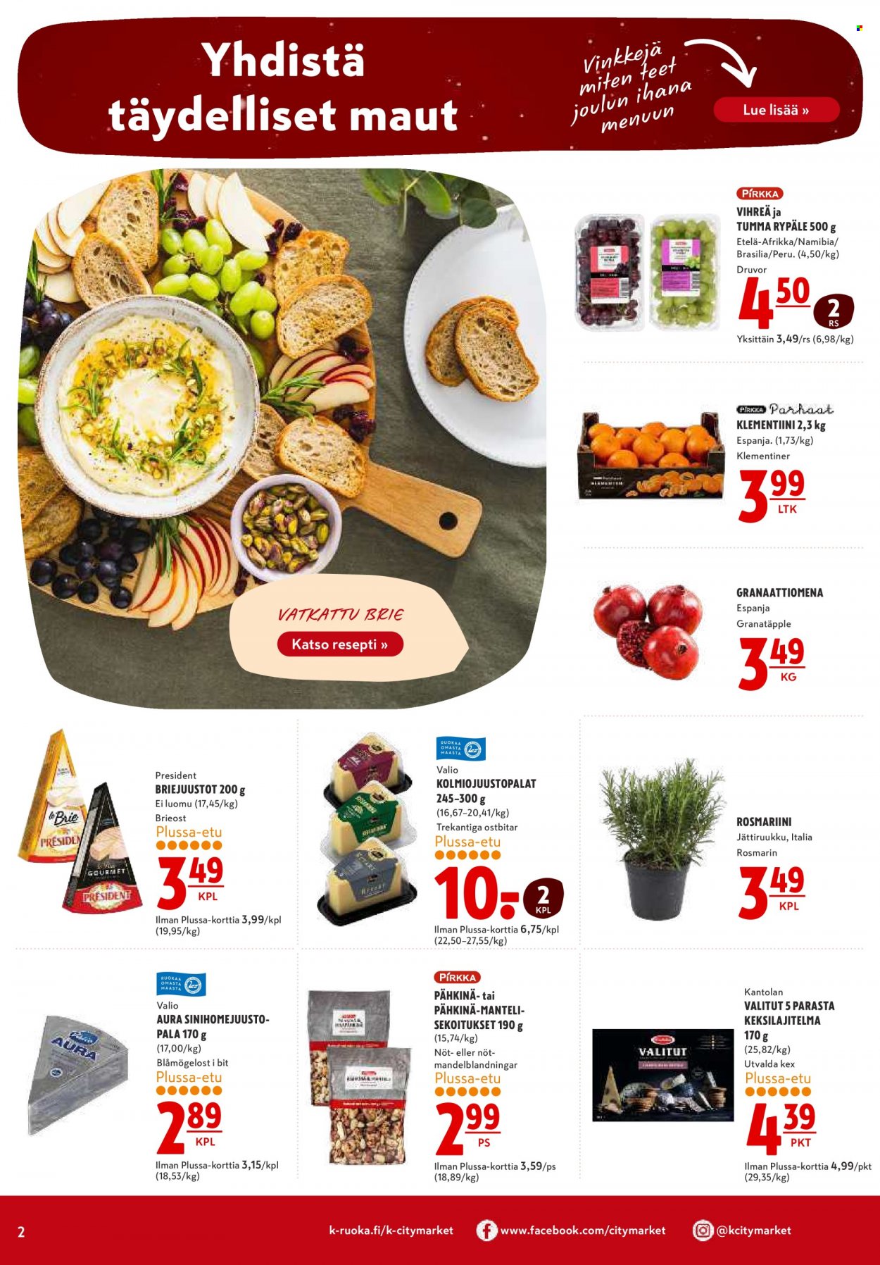 K-citymarket tarjoukset - 18.12.2023 - 20.12.2023. Sivu 2