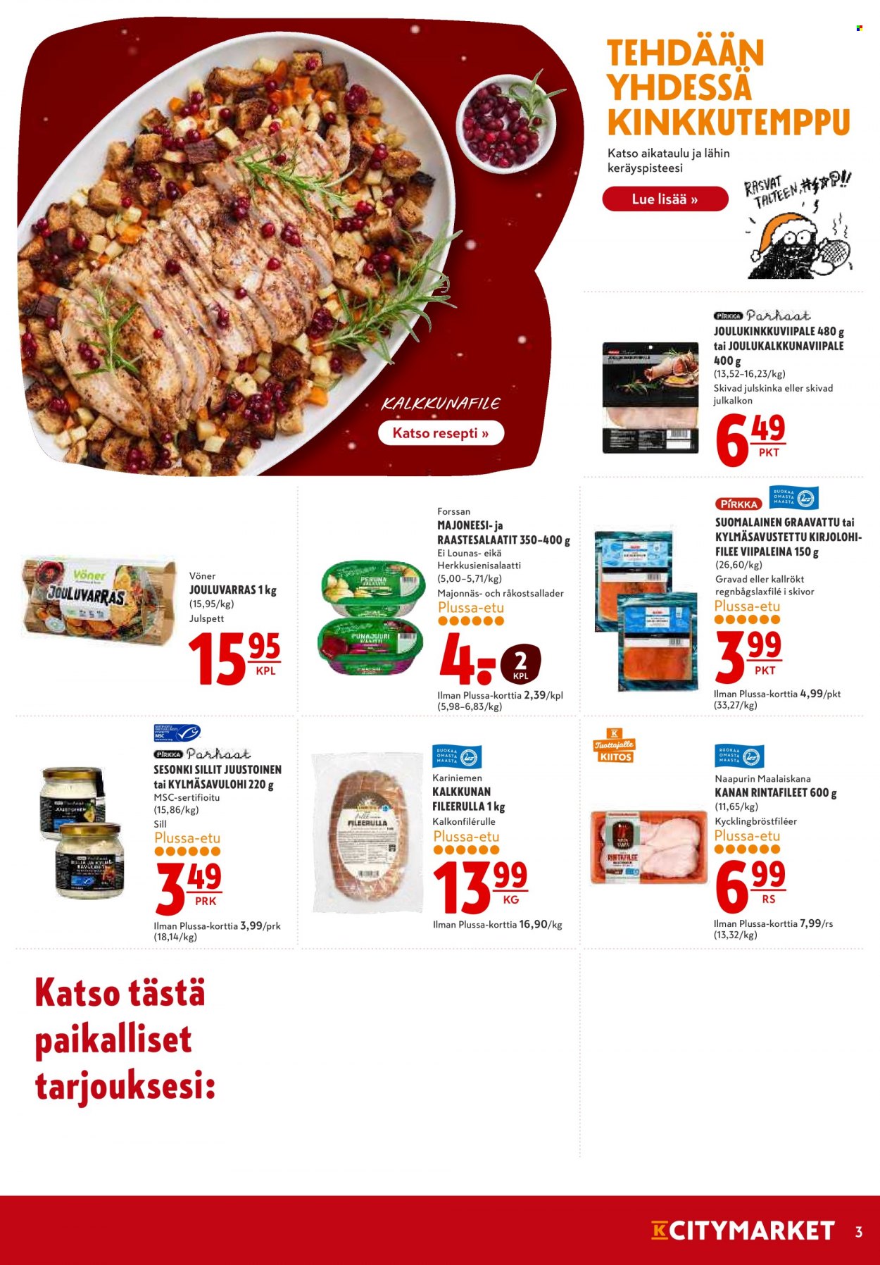 K-citymarket tarjoukset - 18.12.2023 - 20.12.2023. Sivu 3